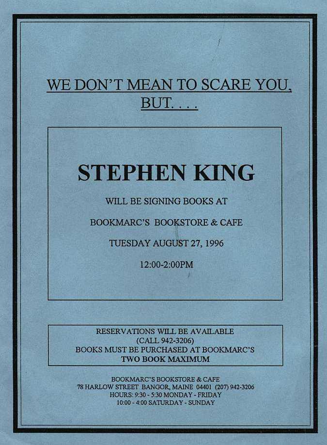 Stephen King event