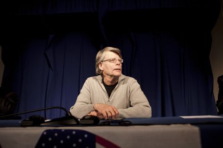 Stephen King a la conference de presse, photo officielle, Bruno Klein