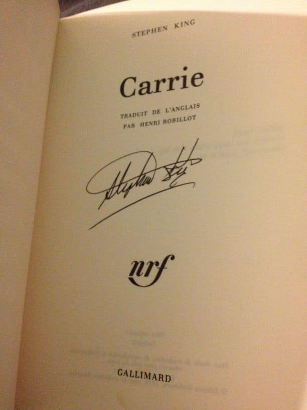 Carrie 1st French Review Copy R