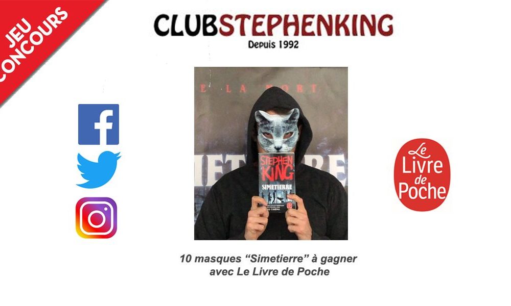 Concours masques Simetierre Stephen King