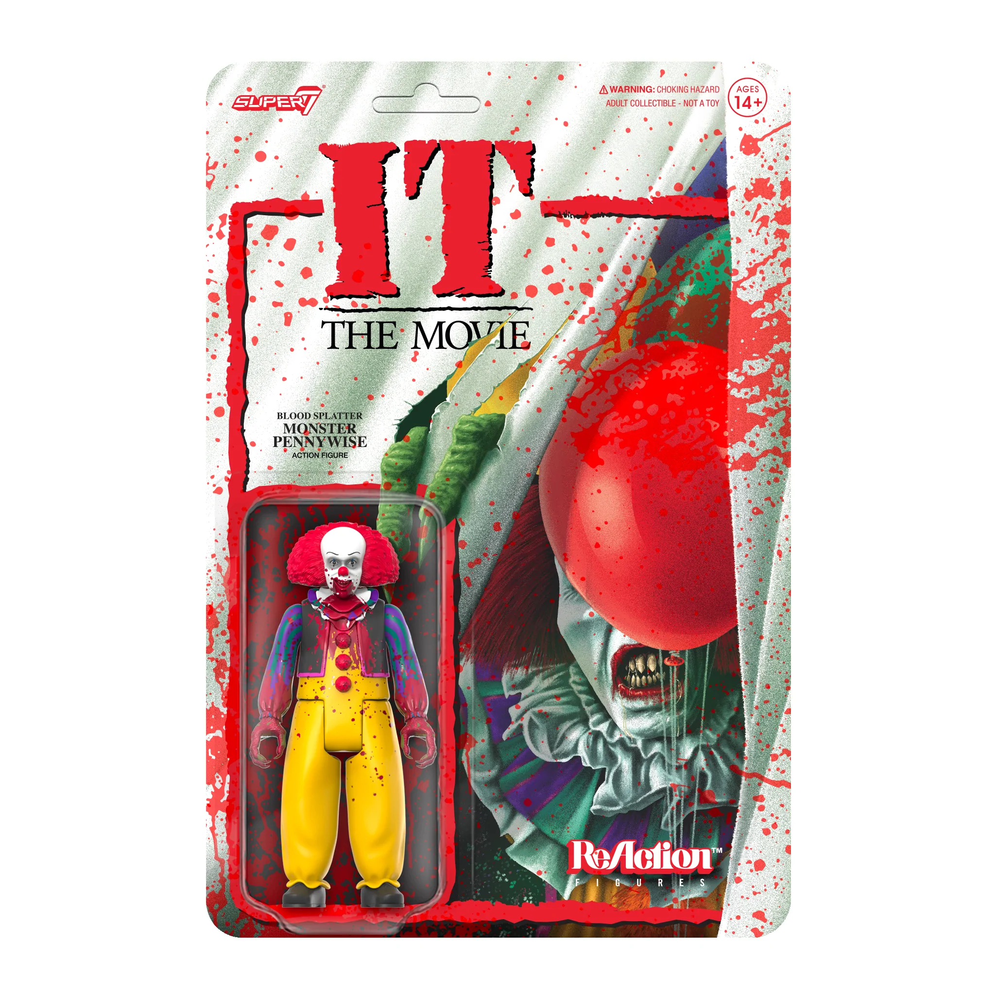 Super7 Figurine Pennywise1990 2022 Version Bloodied 01