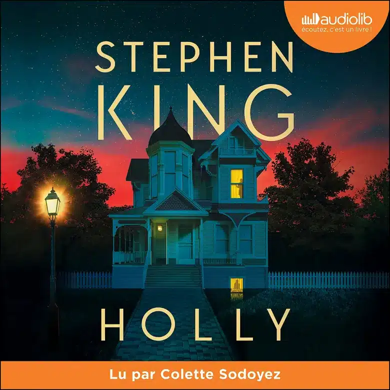 Couverture Roman Holly Stephen King Audiolib 01