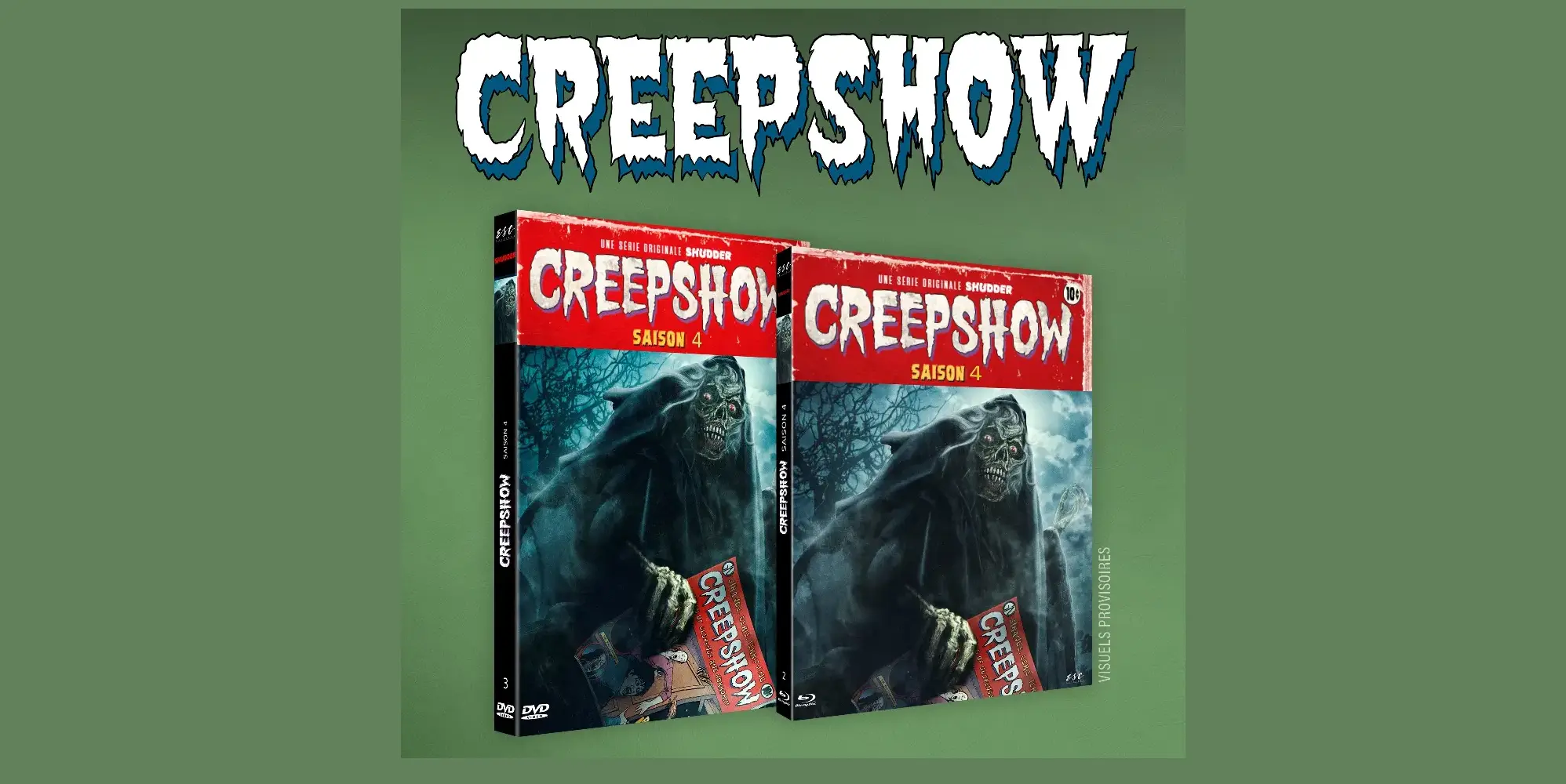 Creepshow : la saison 4 sort début aout2024 en Bluray/DVD, chez ESC