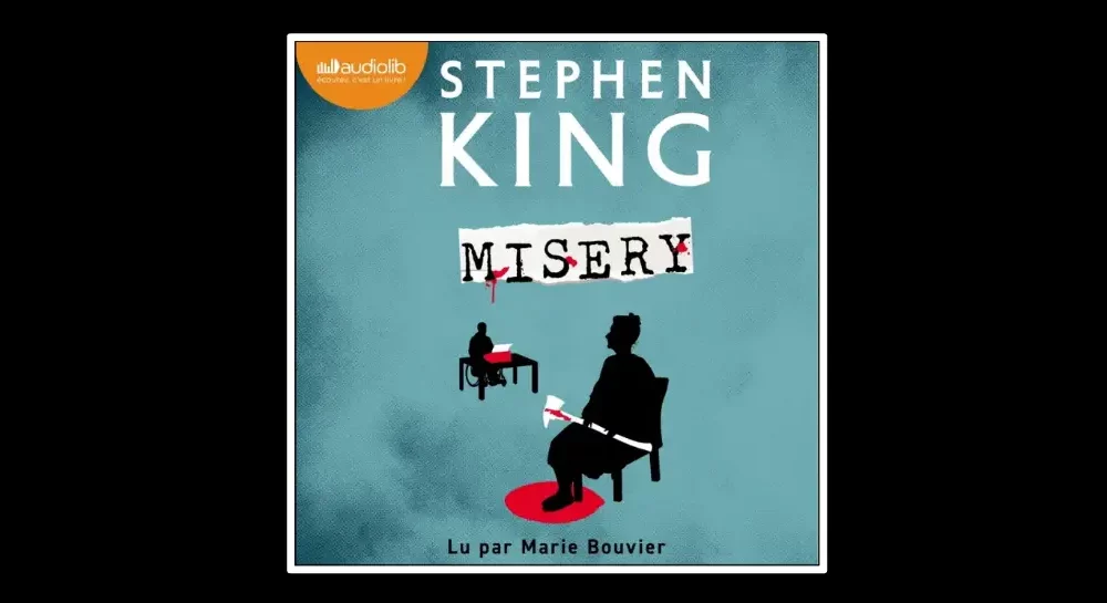 Misery Audiolib Stephenking Livre Audio Cover