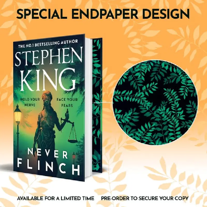 Stephenking Uk Never Flinch Endpapers Normal 01