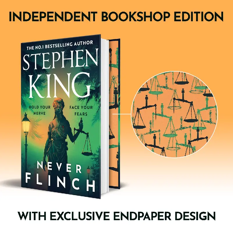 Stephenking Uk Never Flinch Endpapers Normal 02