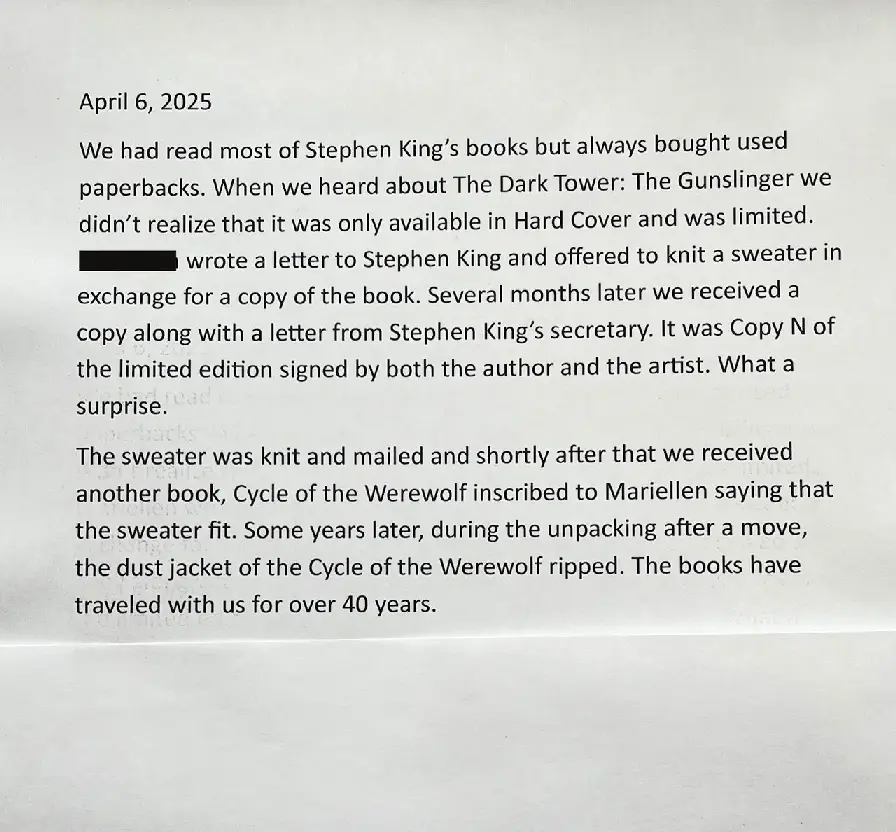 Anecdote Stephenking Pull Contre Un Livre 05