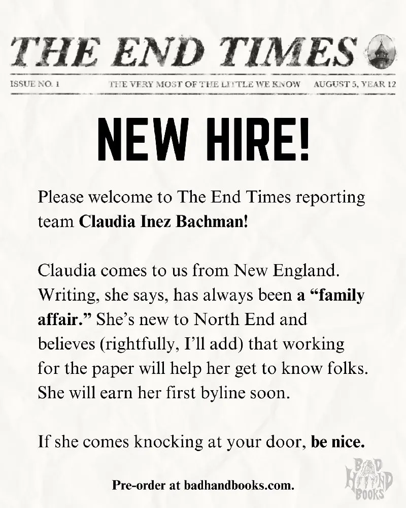 Theendtimes Newhire