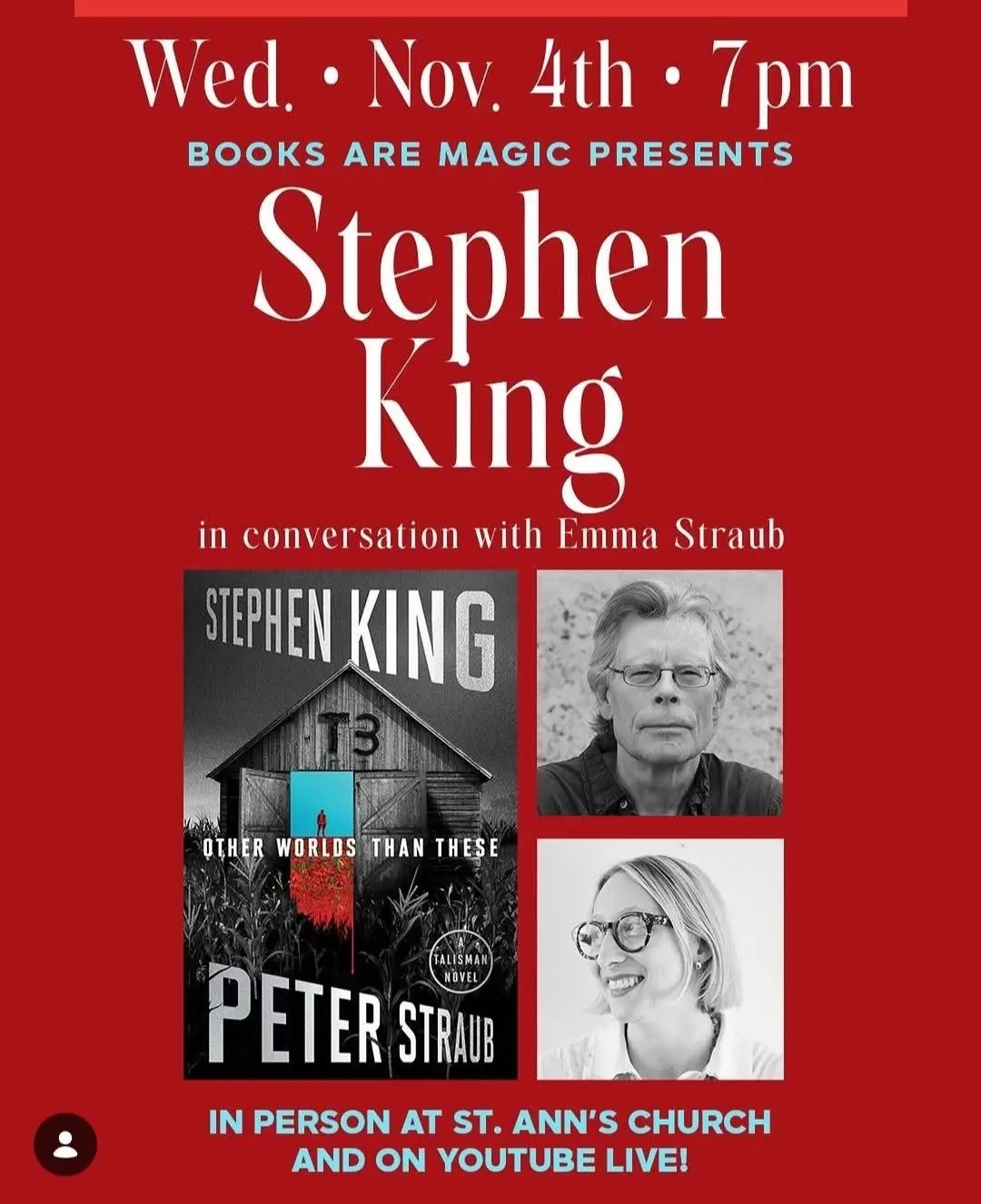 Stephenking Conversation Emmastraub Sq