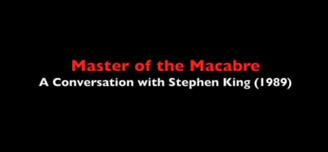 [master of the macabre stephenking documentary]