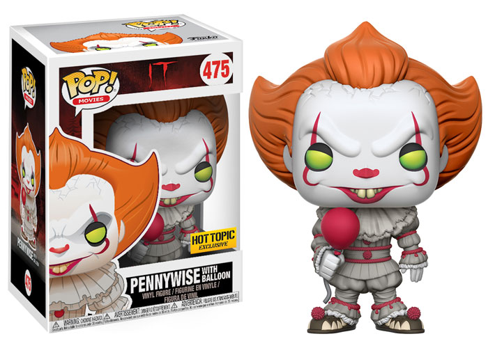 [pennywise funko 472 4 hot topic]